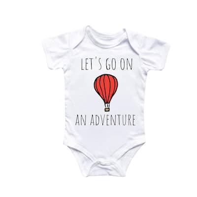 Hot Air Balloon Adventure - Baby Boy Girl Clothes Infant Bodysuit Funny Cute Newborn 3