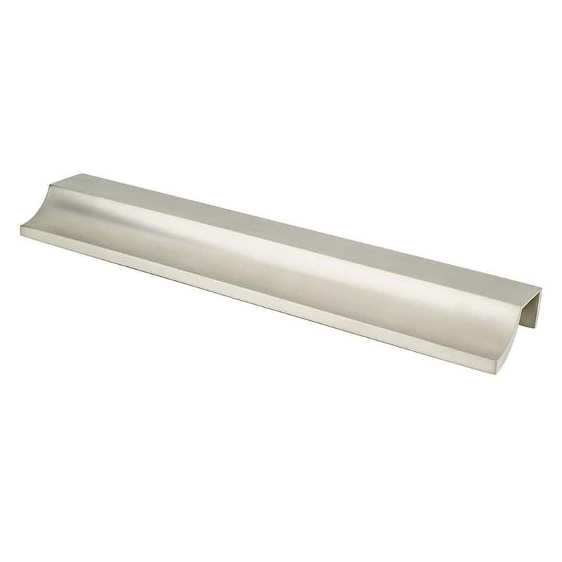 Berenson Scoop 9-7/16 Inch Long Finger Cabinet Pull from the Art Tech - Brushed Nickel