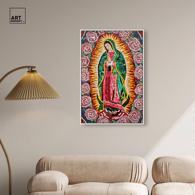 Mother of Mosaic Canvas by Art Remedy