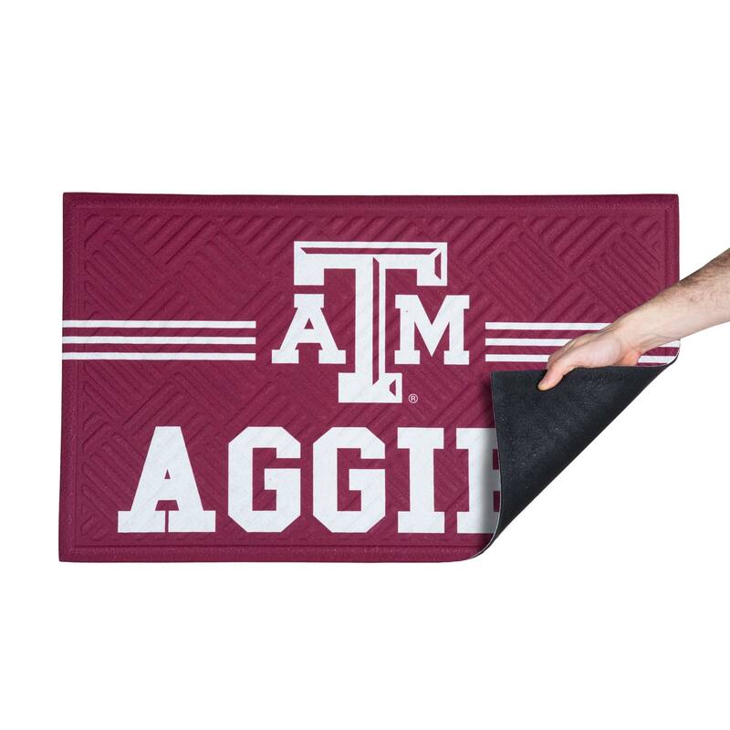 30 in. x 18 in. Embossed Mat, Cross Hatch, Texas A&M