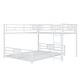 preview thumbnail 26 of 24, L-shaped Metal Twin over Full Size Bunk Bed