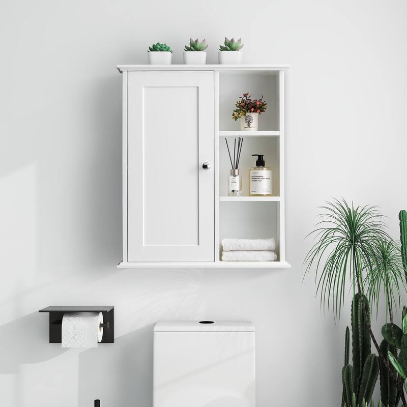 Upgraded Bathroom Wall Cabinet Over The Toilet Storage Cabinet Wall Mounted Storage Cabinet Wooden Medicine Cabinets