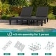 preview thumbnail 104 of 105, Outdoor Chaise Lounge Chairs (Set of 2) with Adjustable Backrest