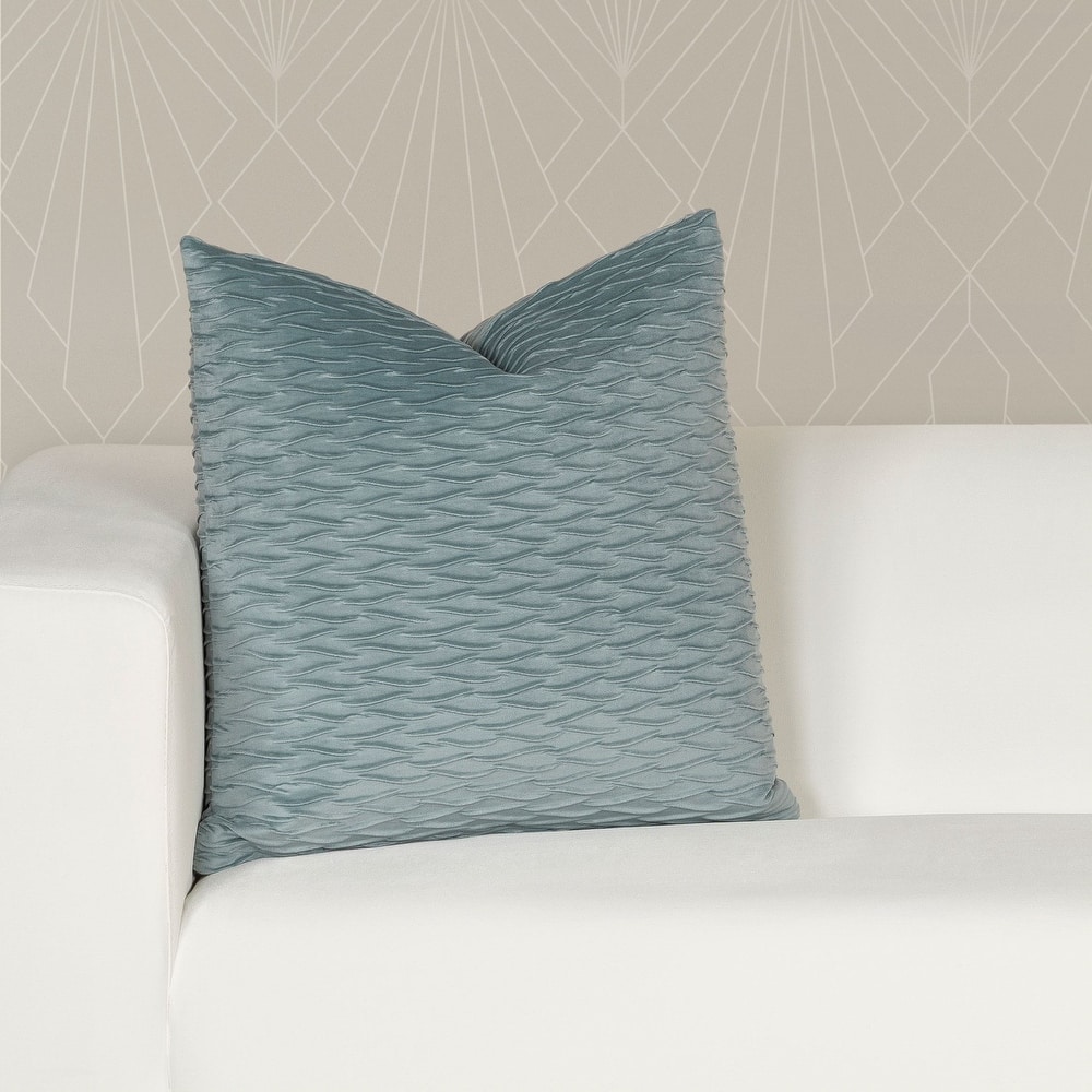 The Great Gatsby Velvet Wave Pleated Throw Pillow