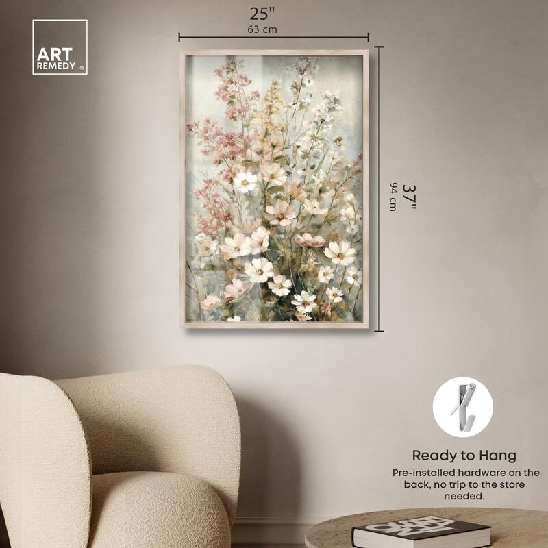 Heirloom Blossoms I Shadowbox by Art Remedy