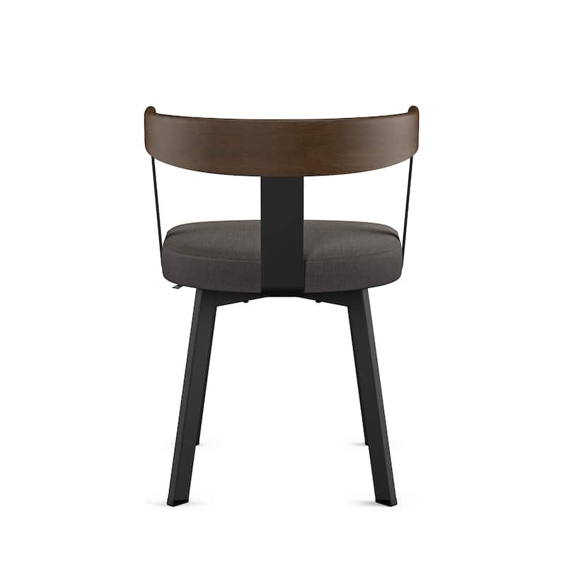 Amisco Lars Dining Chair with Wooden Backrest and Armrests