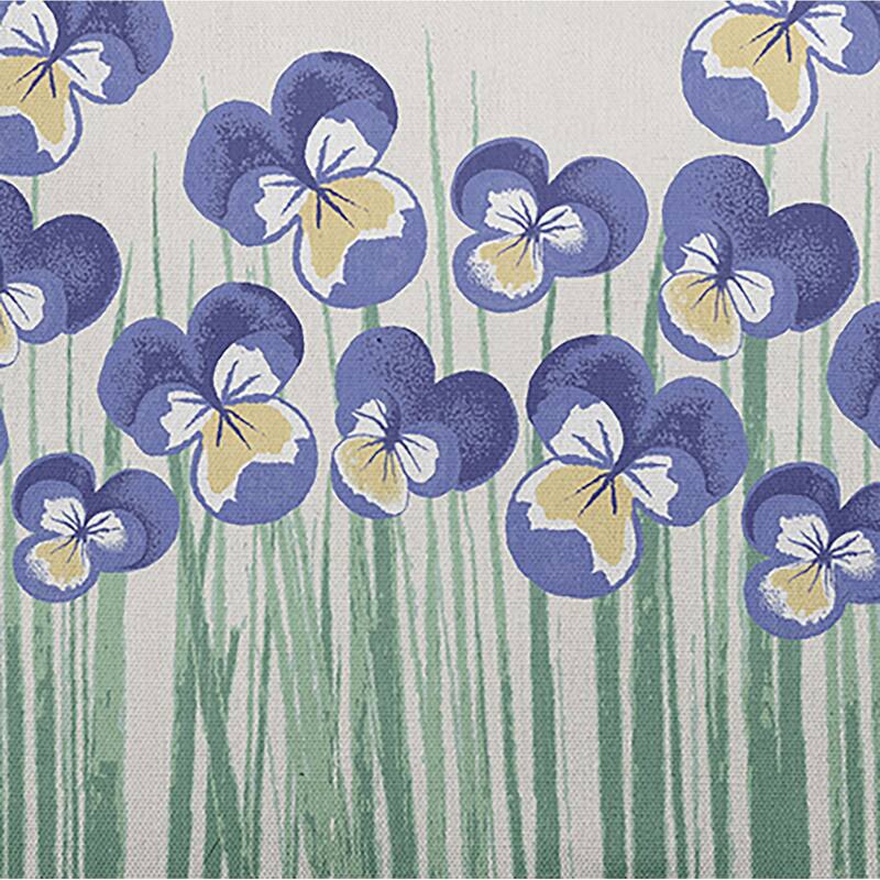 Field of Pansies Outdoor Pillow