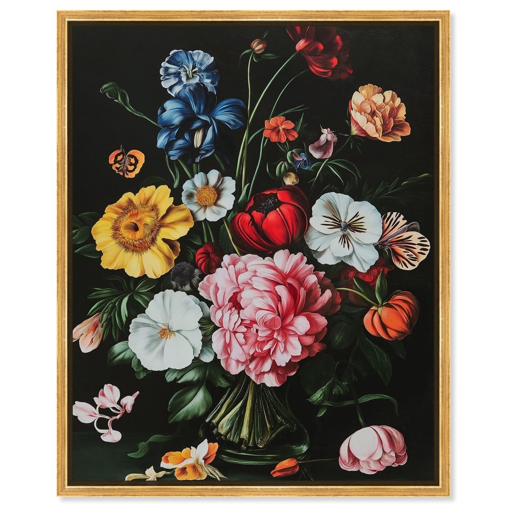 Violet Vignette I Canvas by Art Remedy