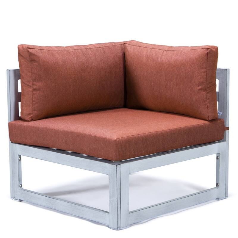 Chelsea Modern 7-Piece Aluminum Patio Conversation Set - Rust-Resistant, UV-Protected Cushions & Convertible Table Lid