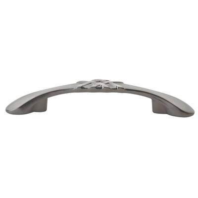 GlideRite 5-Pack 3 in. Center Satin Pewter Braided Cabinet Pulls - Satin Pewter