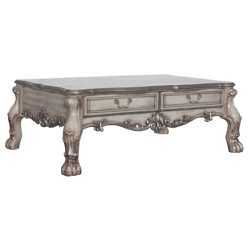 Adison 2-drawer Coffee Table - Vintage Bone White