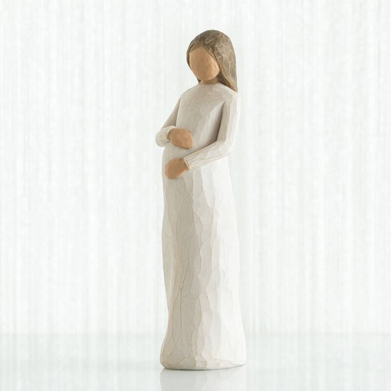 Willow Tree Cherish, Awaiting a Miracle, 8.5-Inch Sculpted Hand-Painted Figure