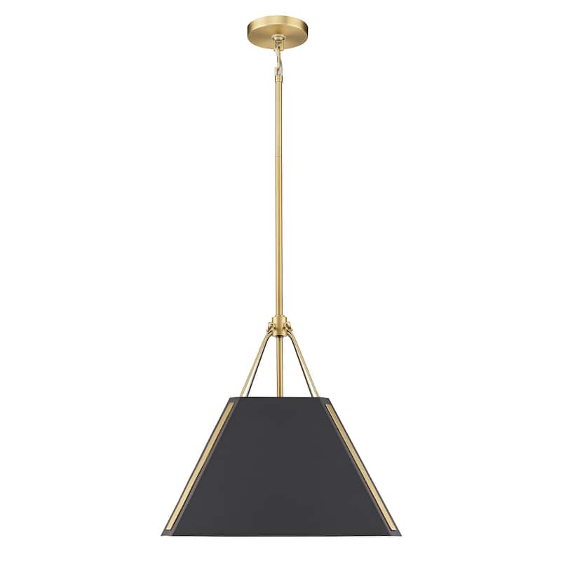 Wry Lighting Ranik 1-light Pendant in Brushed Champagne Brass
