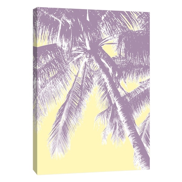 PTM Images 9-105824 PTM Canvas Collection 10" x 8" - "Retro Palms 3" Giclee Palms Art Print on Canvas