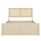 preview thumbnail 16 of 16, Queen Size Solid Pine Wood Platform Kids Bed Frame with 4-Drawers and Rattan Headboard for Bedroom, Easy to Assemble, Espresso