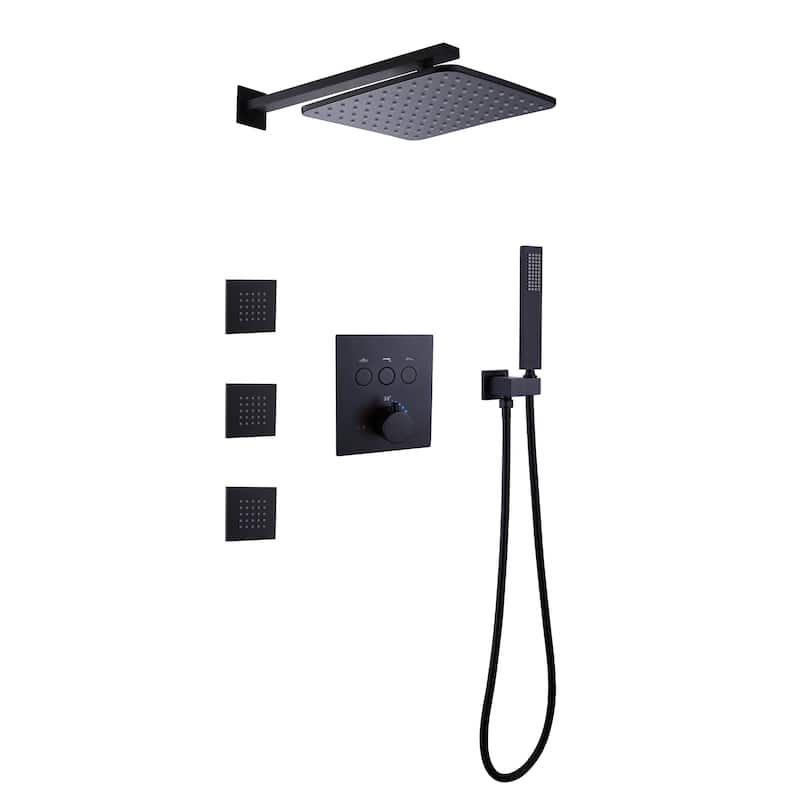 Luxury 3-Way Complete Rain Showerhead