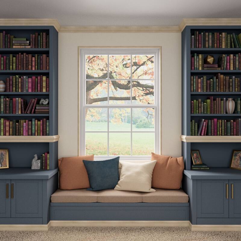 WM1215: 9/16-in x 1-1/4-in x 96-in Americraft Solid Hardwood Stain Grade Joint Moulding