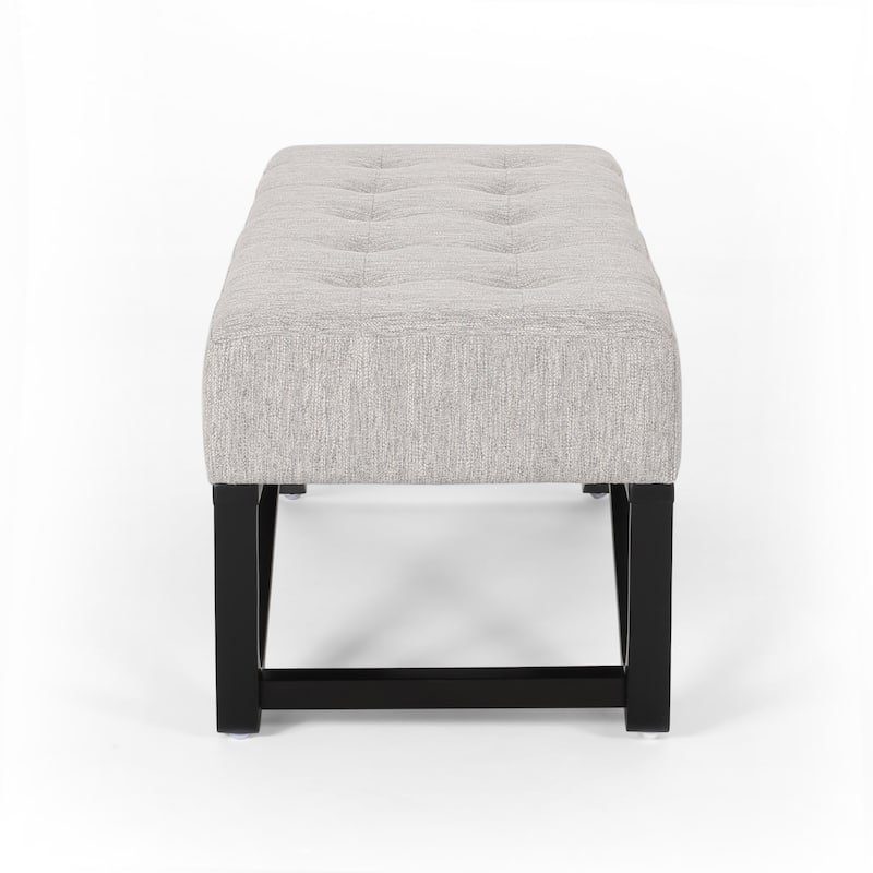 Button-tufted Sleek Bench