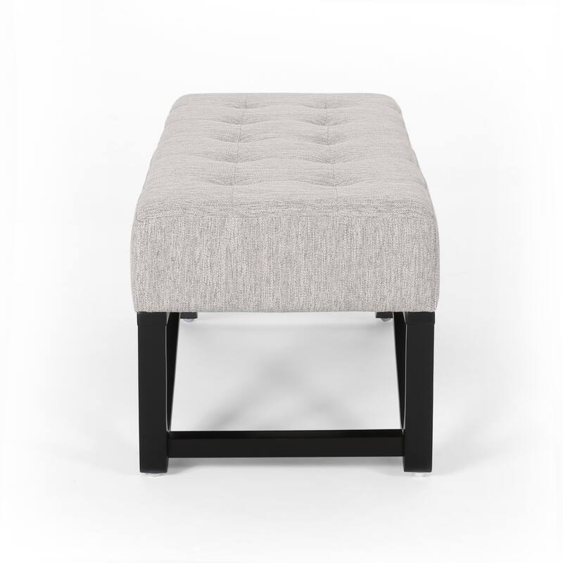 Essential Upholstered Ottoman - Basic Accent Piece for Home Decor