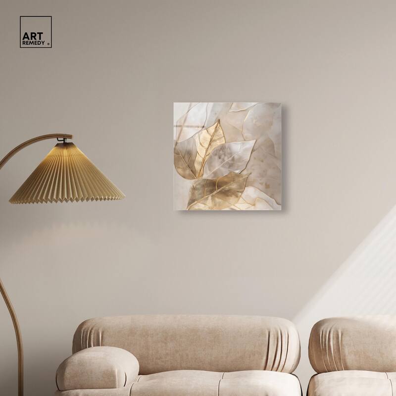 Golden Boughs Acrylic by Art Remedy, Ready to Hang