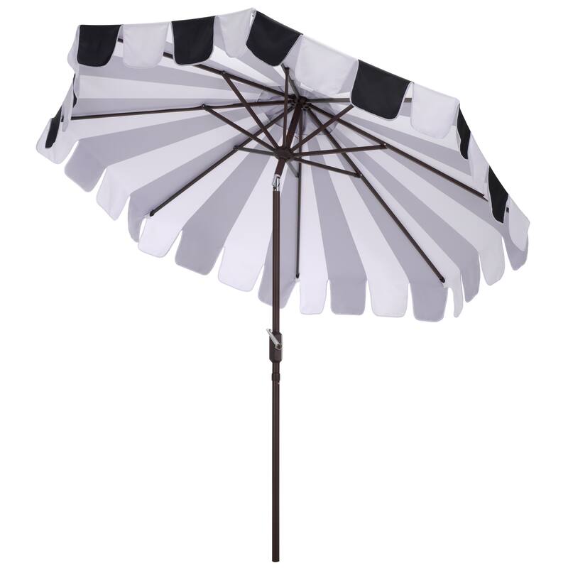 SAFAVIEH Outdoor Living Meze 9ft Crank Umbrella