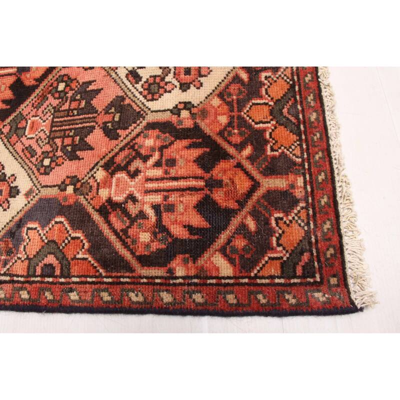ECARPETGALLERY Hand-knotted Kayseri Vintage Dark Copper Wool Rug - 5'7 x 8'8
