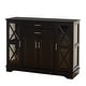 preview thumbnail 13 of 17, Simple Living Kendall Modern Farmhouse Buffet/Sideboard