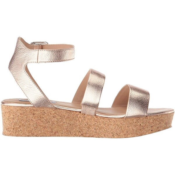 steve madden kirsten cork platform wedge sandal
