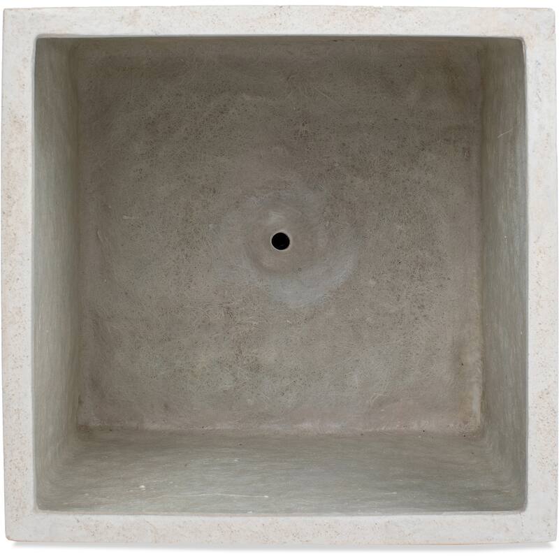 Renwil Alona Indoor/Outdoor Volcanic Stone Planter, Beige