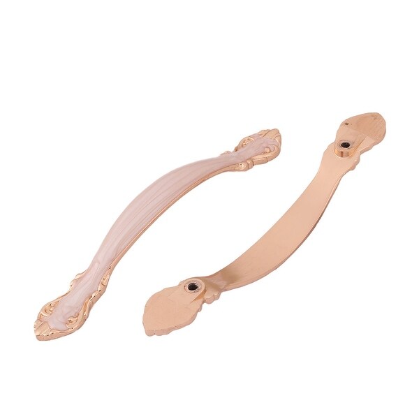 Furniture Cabinet Drawer Dresser Wardrobe Cupboard Bookcase Pull Handle Pale Pink 2pcs