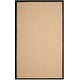 preview thumbnail 102 of 104, SAFAVIEH Natural Fiber Urbana Casual Border Sisal Rug 5' x 8' - Beige/Black - Rectangle