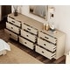 preview thumbnail 34 of 71, WAMPAT Mid Century Modern Dresser, 31.9" Tall Storage Cabinet with Drawers