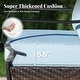 preview thumbnail 96 of 133, MAISON ARTS 4 Pieces Rattan Wicker Patio Furniture Set with Swivel Chairs and Coffee Table for Outdoor Spaces