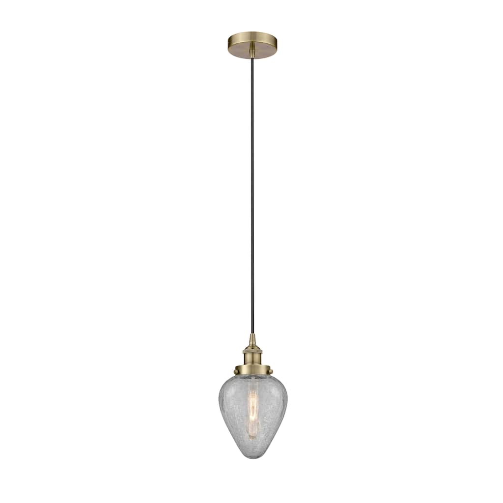 Innovations Lighting Geneseo - 1 Light 6" Cord Hung Mini Pendant
