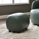 preview thumbnail 68 of 112, KINWELL 23" Wide Faux Leather Upholstered Ottoman Footrest, PU Entryway Footstool