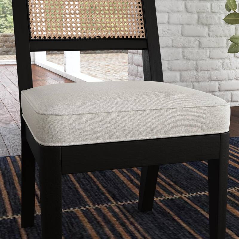 Brentwood Black Wood Rectangle Dining Set by Homestyles - 66" x 30" x 36"