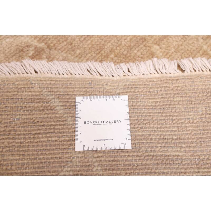 ECARPETGALLERY Hand-knotted Mystique Brown Wool Rug - 8'1 x 9'10