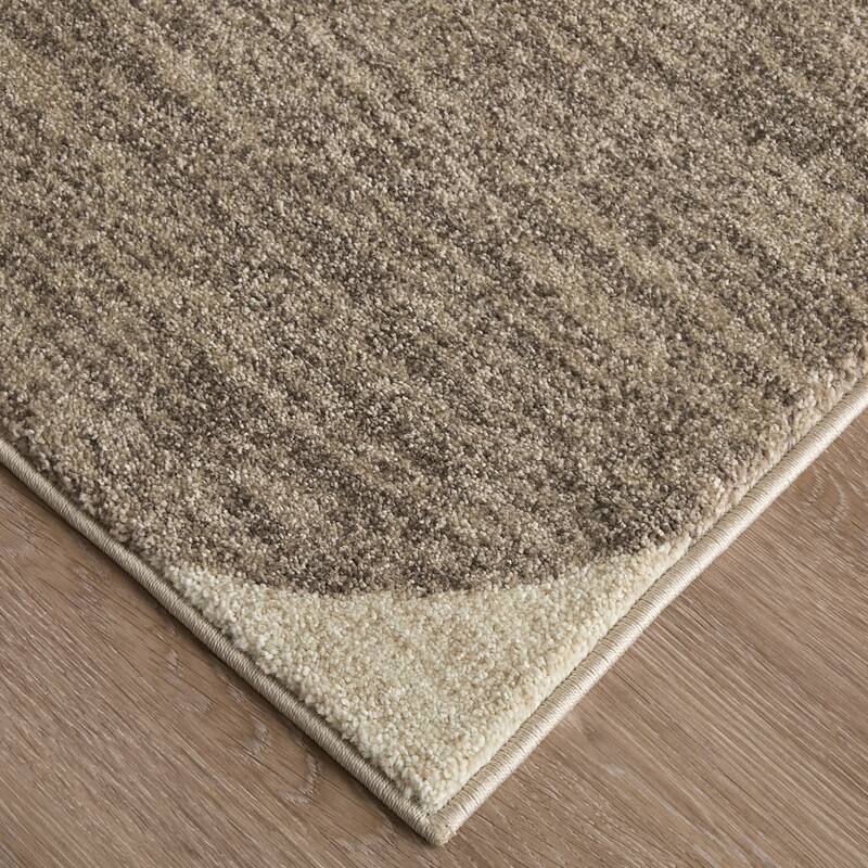 Sparkman R39QU Color Block Modern Area Rug