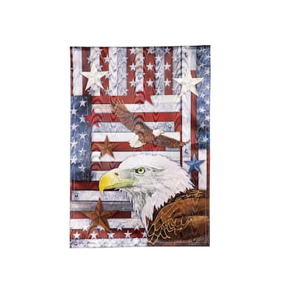 Eagle Moire Garden Flag
