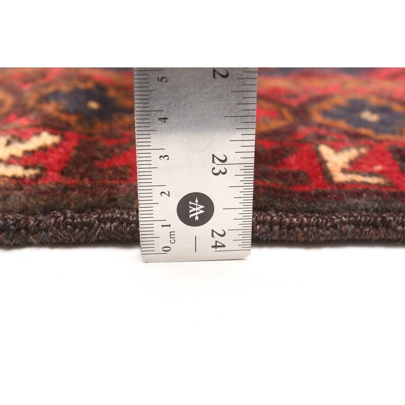 ECARPETGALLERY Hand-knotted Teimani Dark Navy Wool Rug - 2'11 x 4'9