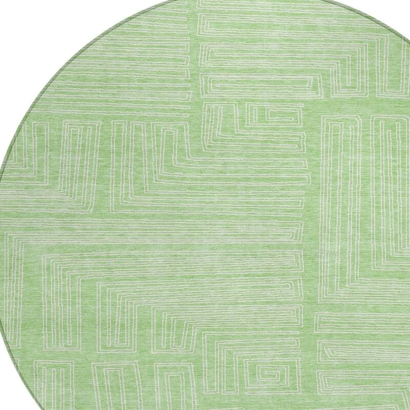 HomeRoots Geometric Transitional Rectangle Outdoor Rug