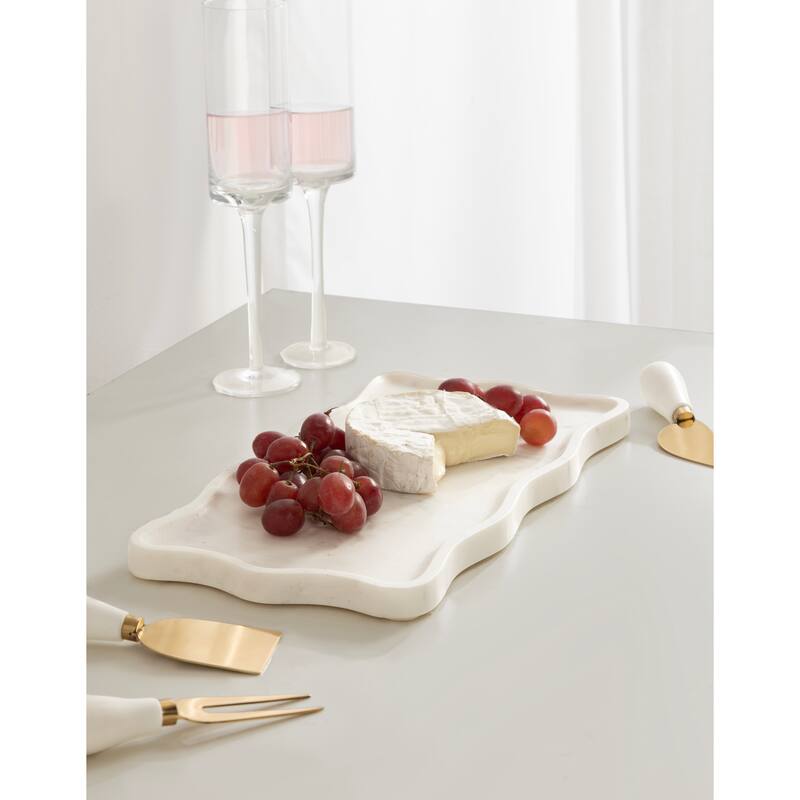 Kate and Laurel Waylock Cheese Board with Utensils