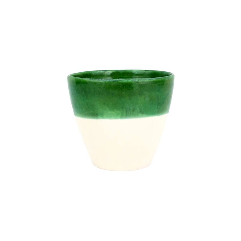 Viva Garden Green Reactive Medium Cachepot