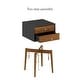 preview thumbnail 68 of 82, Nathan James Harper 2-Drawer Mid-Century Side Table