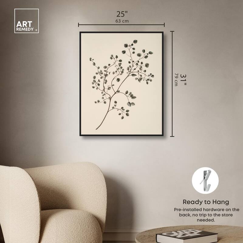 Bilberry Branch Canvas by Art Remedy