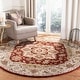 preview thumbnail 5 of 51, SAFAVIEH Handmade Royalty Shafa Traditional Oriental Wool Rug 7' Round - Red/Beige - Round