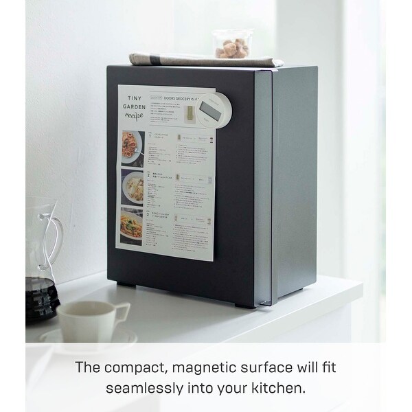 Yamazaki Home Bread Box - Two Styles, Steel, Vertical, Holds 4.4