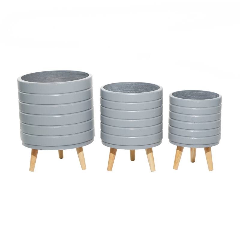 MgO Contemporary Planter (Set of 3) - S/3 14", 16", 18"H
