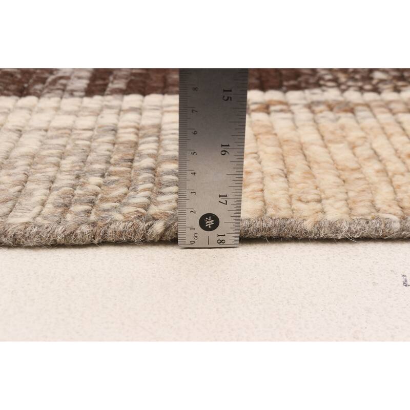 ECARPETGALLERY Hand-knotted Tangier Ivory Wool Rug - 8'0 x 9'10