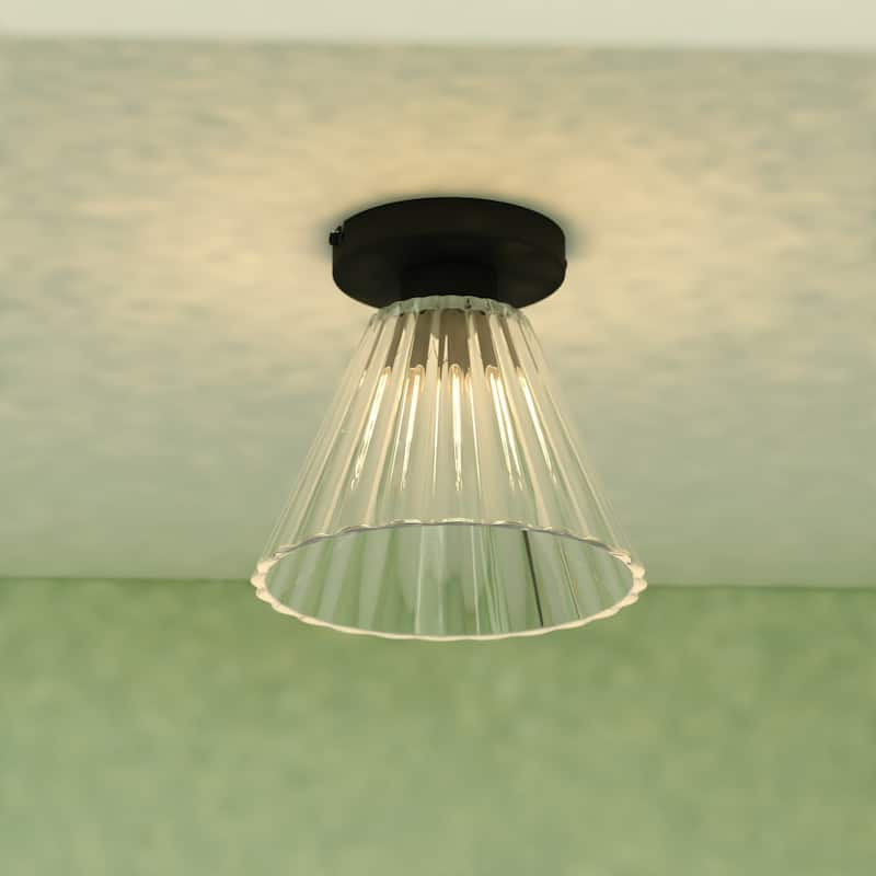 Vaxcel Lighting C0322 Dalton 8" Wide Semi-Flush Ceiling Fixture /